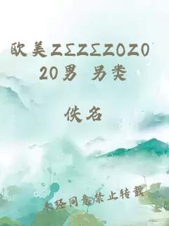 欧美ZΣZΣZOZ0 20男 另类