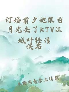 订婚前夕她跟白月光去了KTV江城叶轻语