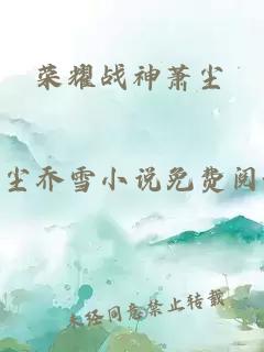 荣耀战神萧尘